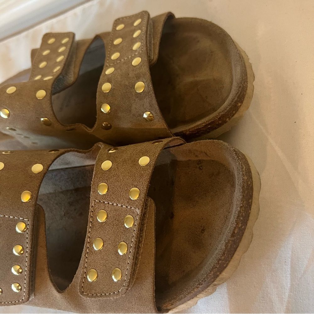 Autenti Leather Sandals Size 38 EU — 7/7.5 US - Picture 7 of 14